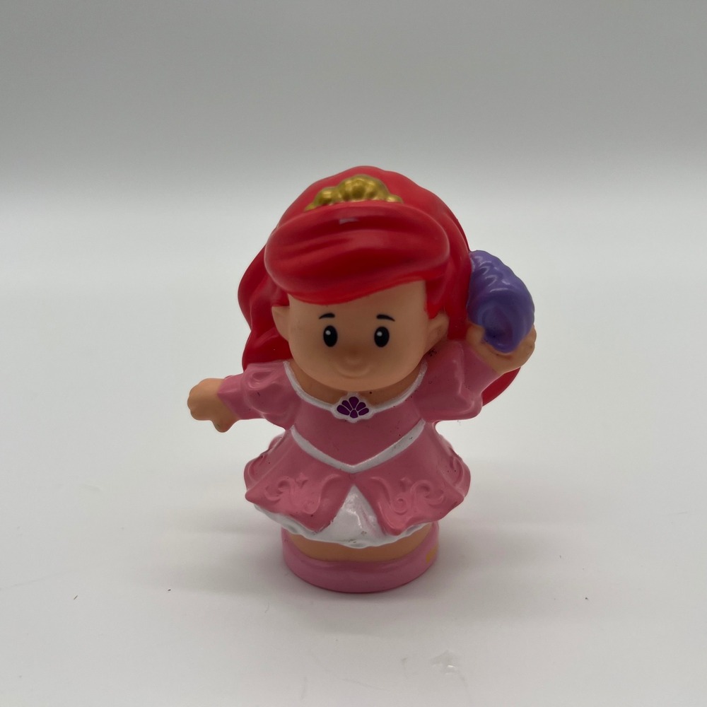 Fisher Price Little People Disney Princess Ariel The Little Mermaid Pink Dress
